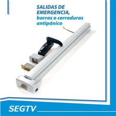 cerradura o barra antipánico E-TOUCH con Micro Switch, color gris cerradura o barra antipánico E-TOUCH con Micro Switch, color gris