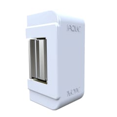 Destrabador eléctrico sobrepuesto para barra antipánico.