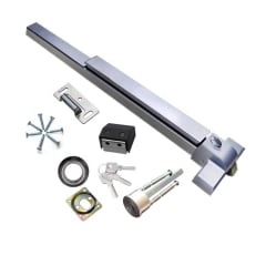 Cerradura barra antipánico  para puerta de emergencia con cerradura exterior