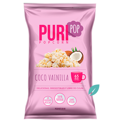 Cabritas Puripop Coco Vainilla Familiar