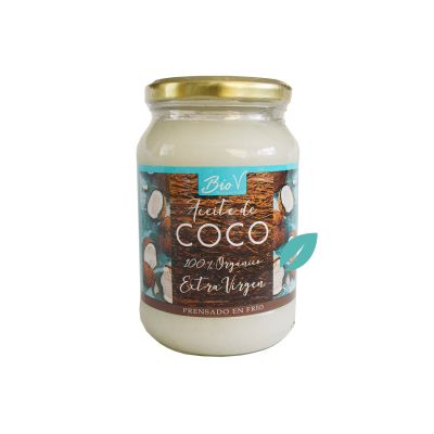 Aceite de Coco 100% Orgánico Extra Virgen Biov 500 ml