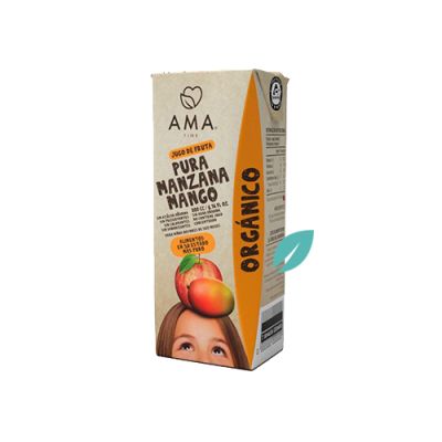 Jugo de frutas Orgánico Manzana Mango Ama 200 cc