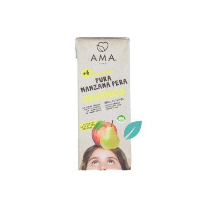 Jugo de frutas organico manzana Pera 200 cc