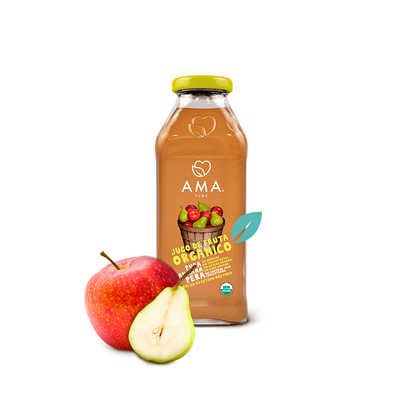Jugo Manzana Pera Organico Ama 300 cc