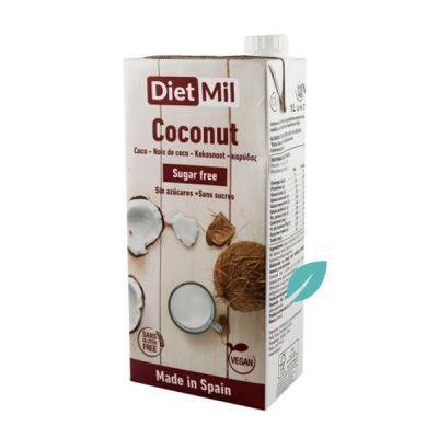 Leche de coco Organica Sin azúcar 1000 cc Leche Vegetal