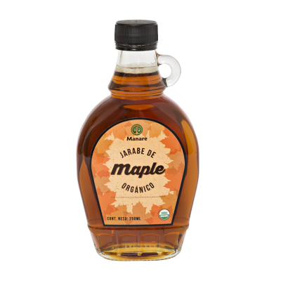 Jarabe de Maple Orgánico Manare (Maple Syrup) 250 ml