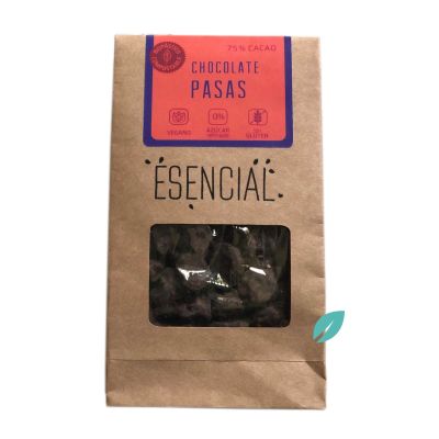 Pasas bañadas en Chocolate 75%