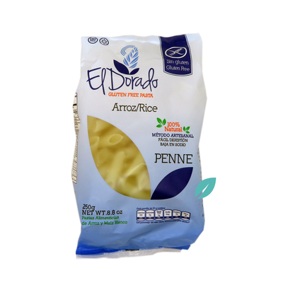 Pasta Penne sin gluten de arroz