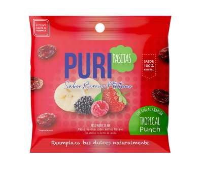 Puripasitas Berries Platano 35 grs