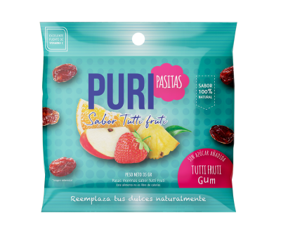 Puripasitas Tutti Frutti 35 grs