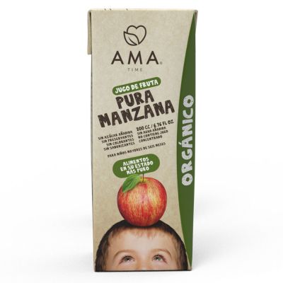 Jugo de Fruta Orgánico Manzana 200cc
