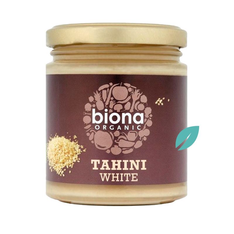 Tahini blanco sin sal organico 170 grs 1 Tahini blanco sin sal organico 170 grs 1