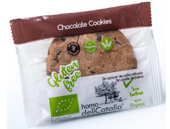 Galleta con Chocolate Sin Gluten 1 Galleta con Chocolate Sin Gluten 1