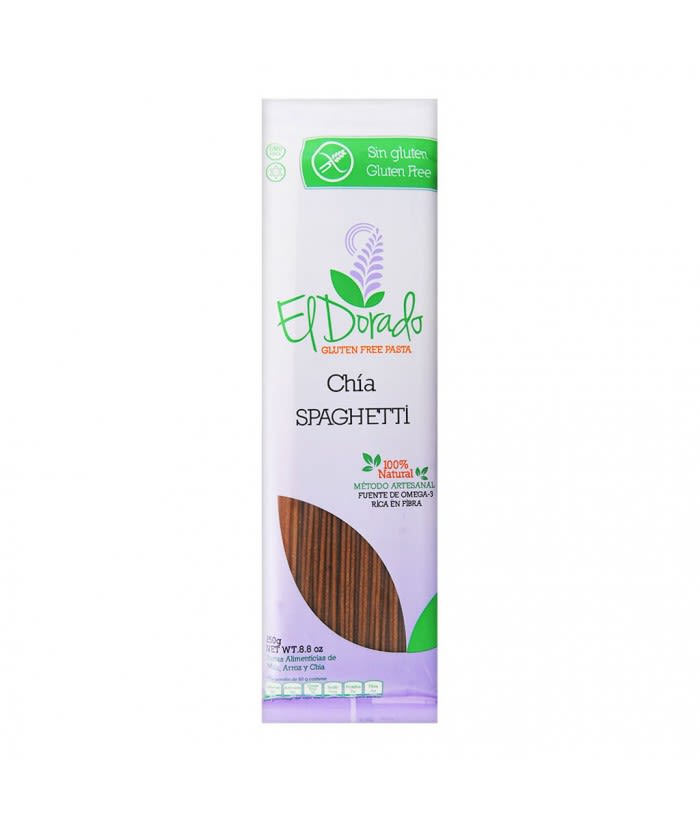 Pasta Spaguetti sin gluten de chia 250 grs 1 Pasta Spaguetti sin gluten de chia 250 grs 1