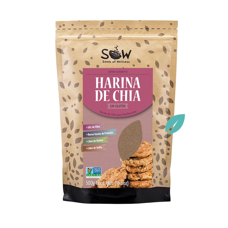 Harina de Chia Sin gluten 500 grs 1 Harina de Chia Sin gluten 500 grs 1