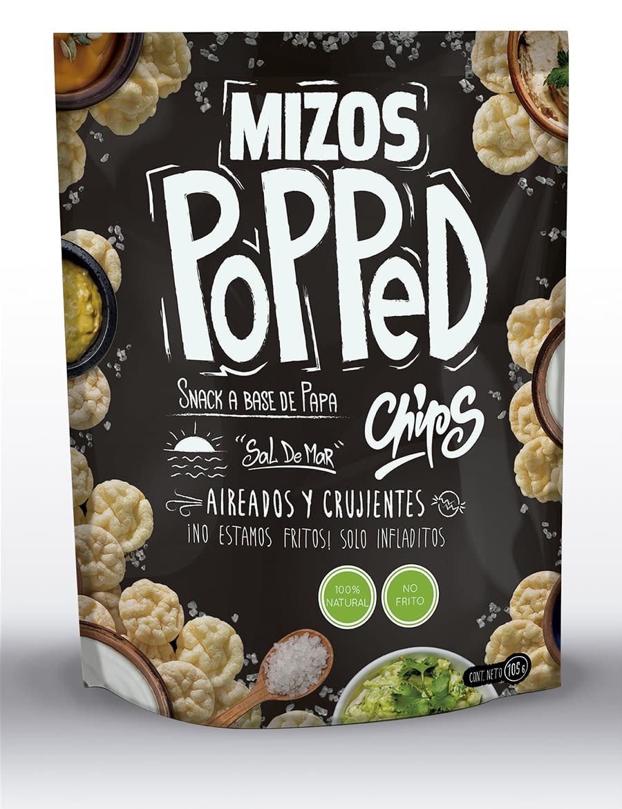 Mizos Popped Individual Chips Papa y Sal de Mar 1 Mizos Popped Individual Chips Papa y Sal de Mar 1
