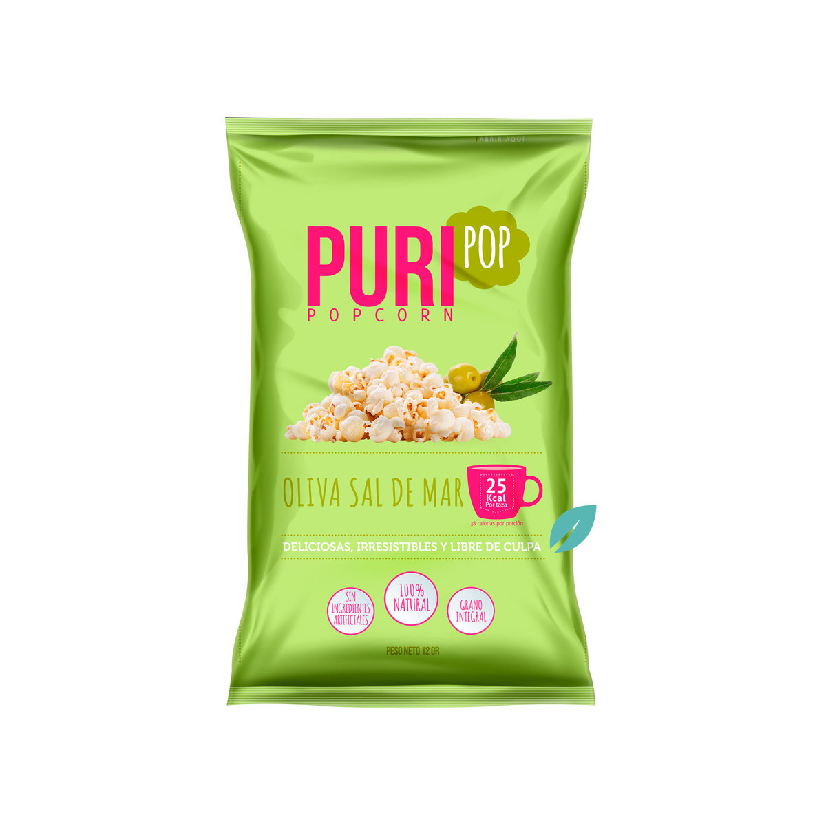 Cabritas Puripop Oliva Sal de mar Individual 1 Cabritas Puripop Oliva Sal de mar Individual 1