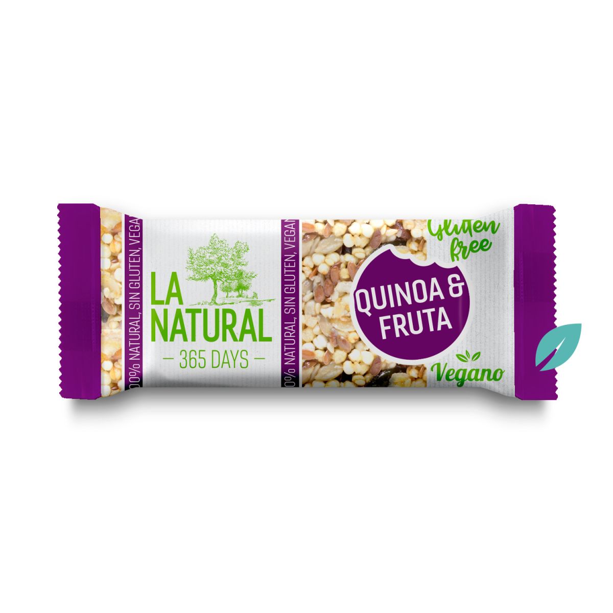Pack 3 Barritas con Quinoa y Fruta Sin Gluten 30 grs c/u 1 Pack 3 Barritas con Quinoa y Fruta Sin Gluten 30 grs c/u 1