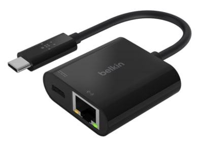 Adaptador USB-C a Ethernet Belkin con entrada de carga1