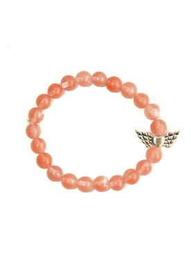 Pulsera Cuarzo Cherry Detente alado
