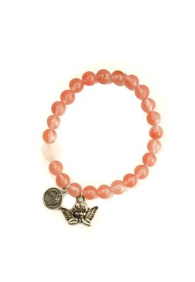 Pulsera Cuarzo Cherry Angel de la Guarda