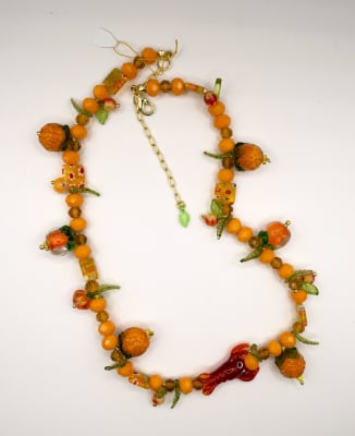 collar 008 langosta naranja