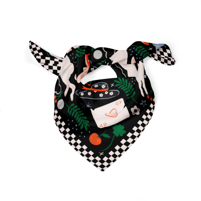 Pañuelo Alicia Bunnys 50x50 cms