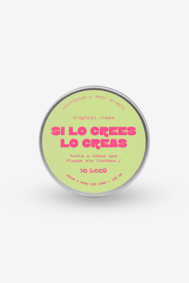 Vela Si lo crees lo creas  100 gr