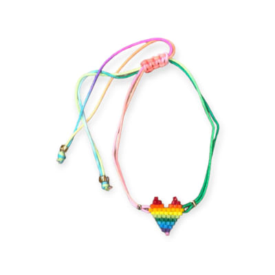 Pulsera Corazon Multicolor Miyuki1