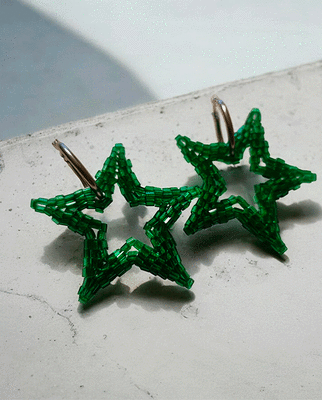 AROS GLAM VERDE BOTELLA
