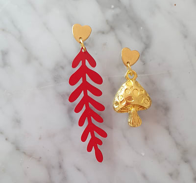 Aros Champiñon Hoja Roja