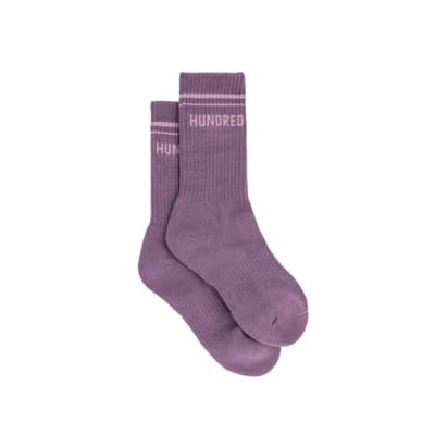 Calcetines Crew Lifestyle – Morado1