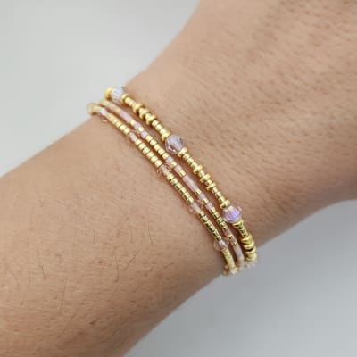 Pulsera 3 Rosa