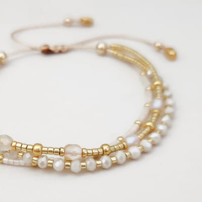 Pulsera 3 Perlada