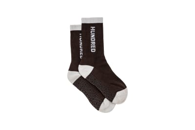Calcetines Crew Logo Grip – Café