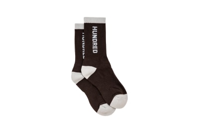 Calcetines Crew Logo Lifestyle – Café Oscuro