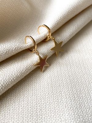 ARGOLLAS ESTRELLA BAÑO ORO - Musa Accesorio