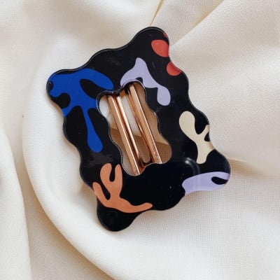 Hairclip big matisse negro