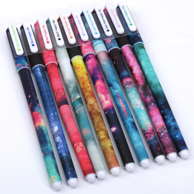 Set 10 lápices gel galaxia1