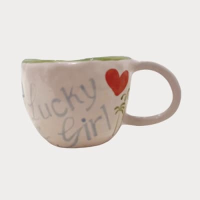 TAZA LUCKY GIRL