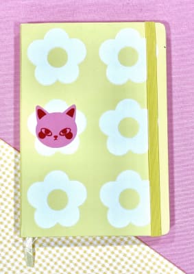 Cuaderno Flor Gato