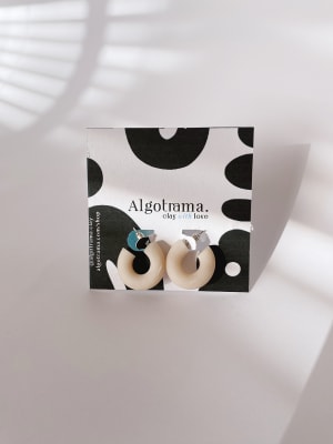 Argollas Mini Chunky NUDE