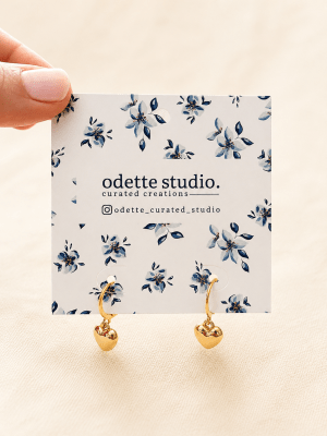 Aros Corazón Odette