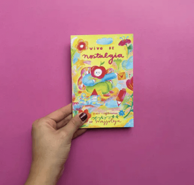 Mini libro Coloreable Vivo de Nostalgia