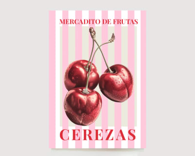 Afiche Cerezas