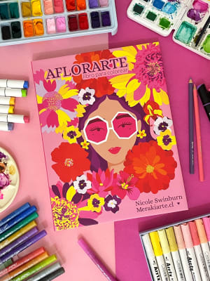 Libro para colorear AFLORARTE