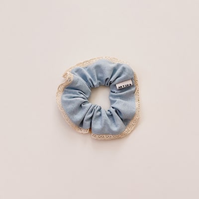 Anylu Maxicolet de Lino Celeste Opaco