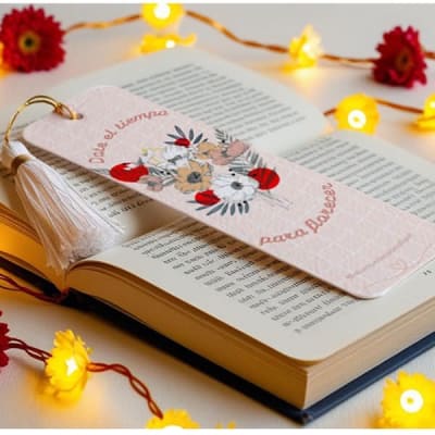 Marca página Florecer