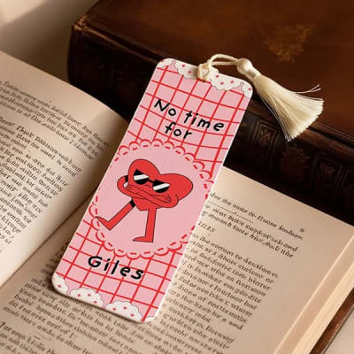 Marca pagina NO time for giles