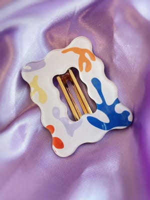 Hairclip big matisse claro